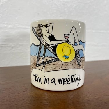 I’m In A Meeting Emerson Signature Collection Beach Themed Mug 