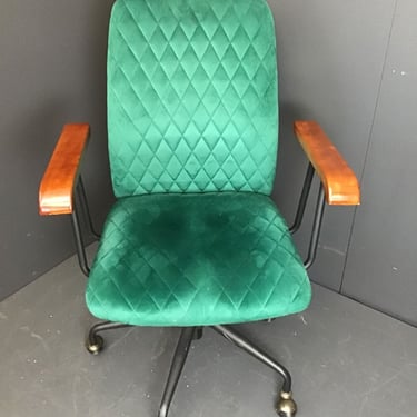 Green Tufted Office Chair (Seattle)