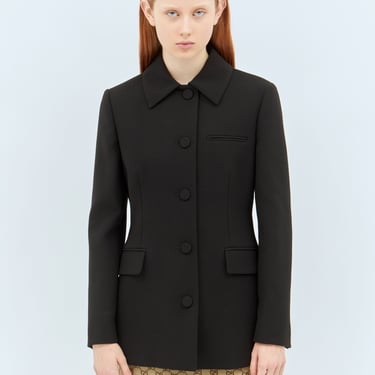 Gucci Women Wool Crepe Jacket