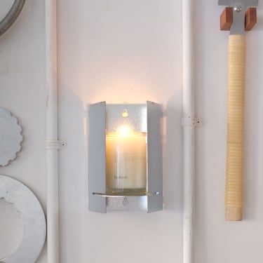 Galvanized Wall Candle Holder (B-Stock)