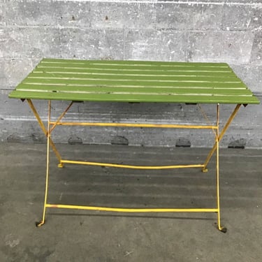 Fold Up Patio Table (Seattle)