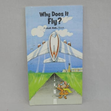 Why Does It Fly? A Just Ask Book (1984) - Kids Science Book on how airplanes fly - Vintage 1980s Children's Book 