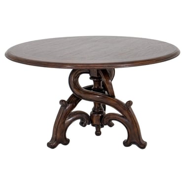 Victorian Style Walnut Circular Table