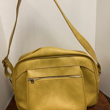 Vintage Yellow American Tourister Bag 