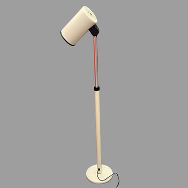 Rare 1970s Italian Studio FPM Telescoping Floor Lamp - Minimalist & Playful Design 