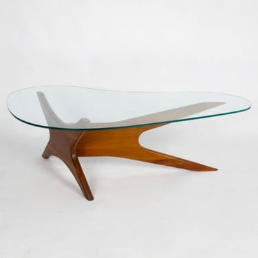 Adrian Pearsall Style Boomerang Coffee Table 