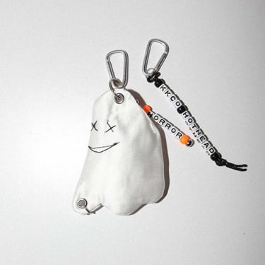 Hothead Horror Ghost Bag Charm Keychain - White