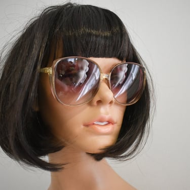 1970/80s Oversized Plastic Sunglasses 