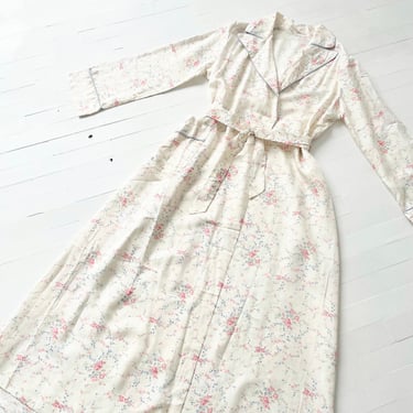 1940s Floral Print Robe 