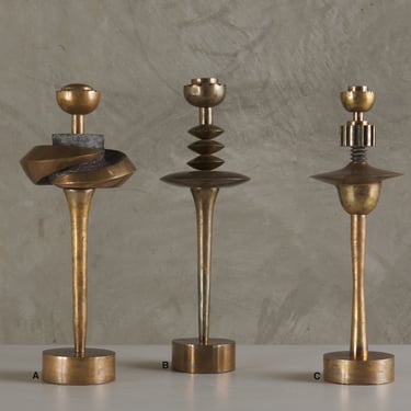 FRANCINE RICHMAN (1928-2022) FRENCH CANADIAN BRONZE SCULPTURE(S) FROM 'COSMOS AND CELESTIAL GALAXY SERIES'