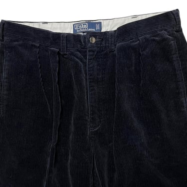 Vintage 1990s POLO RALPH LAUREN Corduroy Pants ~ 34.5 x 29.5 ~ Andrew Pant ~ Cords ~ Trousers ~ 