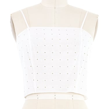 Yeohlee Cropped Eyelet Tank