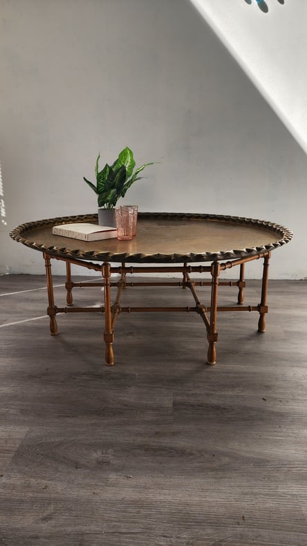 Baker Brass Coffee Table