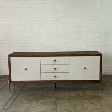 Contemporary Two Tone Credenza 