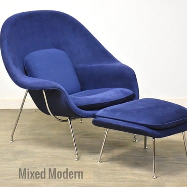 Eero Saarinen for Knoll Womb Lounge Chair and Ottoman 