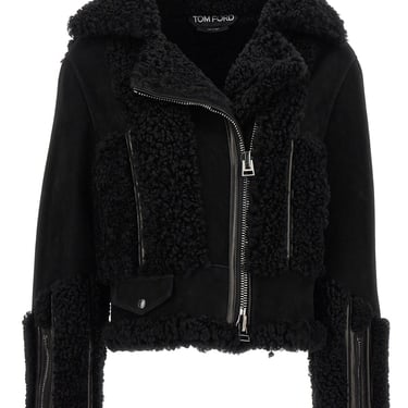 Tom Ford Women Suede Shearling Jacket