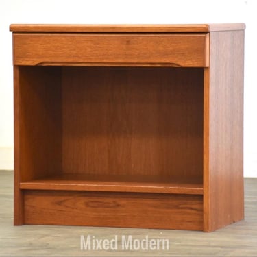 Danish Modern Teak Nightstand 