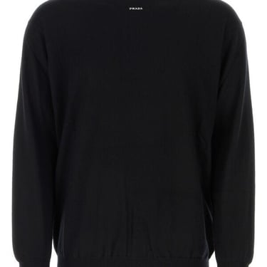 Prada Men Black Cashmere Sweater