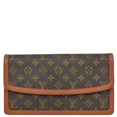 Louis Vuitton 1990 Monogram Pochette Dam GM Clutch Handbag M51810