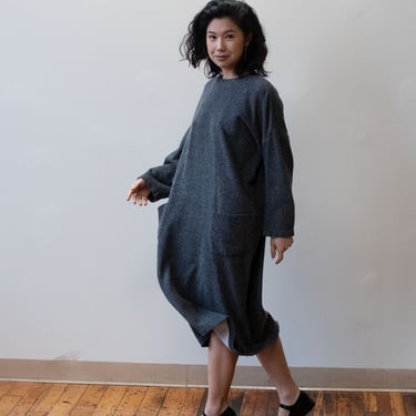 1980s Sweatshirt Dress | Norma Kamali 