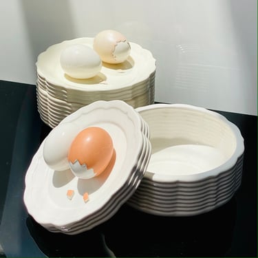 Vintage Esté Ceramiche Trompe L'Oeil Egg Boxes