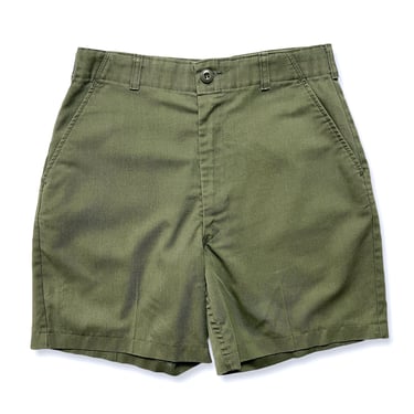 Vintage US Army OG-507 Shorts ~  measure 28.5 Waist ~ Field Trousers / Pants ~ Post Vietnam War ~ 28 29 Waist 