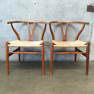Original Hans Wegner Wishbone Chairs
