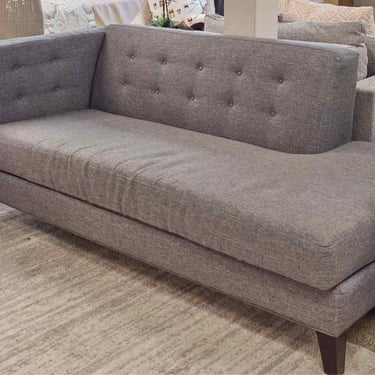 Jonathan Louis Right Arm Chaise in Grey
