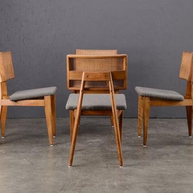 4 George Nelson c.1950 Mid-Century Modern Dining Chairs 