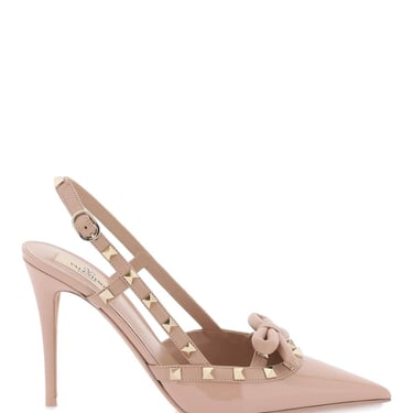 Valentino Garavani Rockstud Bow Slingback Pumps Women