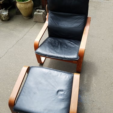 Ikea Arm Chair and Ottoman
