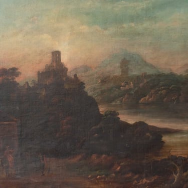 Antique European Landscape Painting