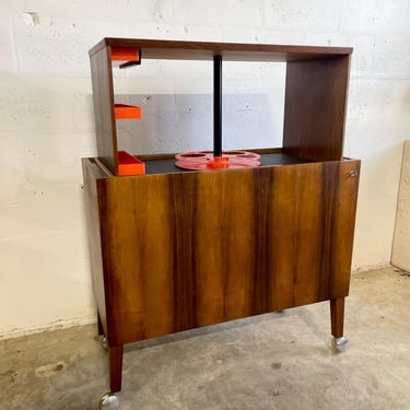 Danish Mid Century Hydraulic Drinks Cabinet or Bar by Kai Kristiansen 