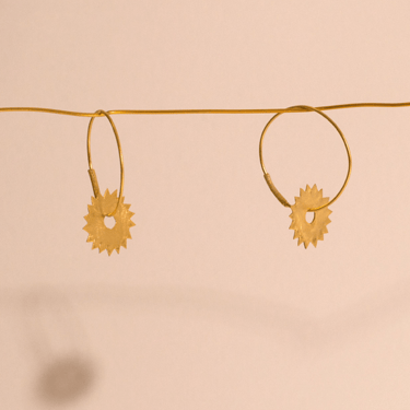 Gold Sol Earrings