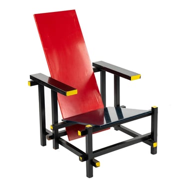 After Gerrit Rietveld 'Red and Blue' Chair 