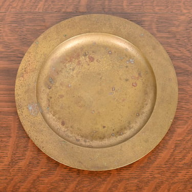 Tiffany Studios New York Bronze Doré Plate or Shallow Bowl