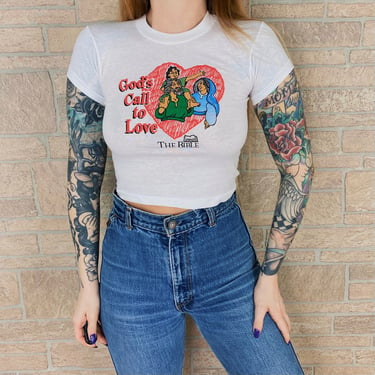 Vintage 80's Soft and Thin Single Stitch Bible Tee 