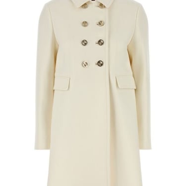 Gucci Women White Wool Coat