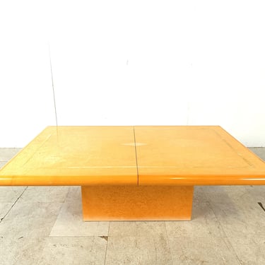 Vintage hidden bar coffee table by Eric Maville, 1970s - hidden bar coffee table - dry bar coffee table - coffee table 