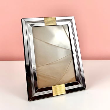 Silver & Gold Frame for 5x7" Photo 