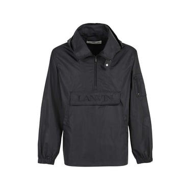 Lanvin Logo Hooded Windbreaker Men