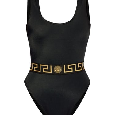 Versace Women Greca Belt Swimsuit