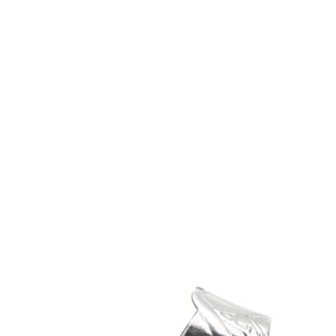 Alexander Mcqueen Women Silver Leather Slippers