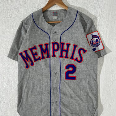 Memphis Red Sox Ebbets Field Flannel Wool Baseball Jersey Size M