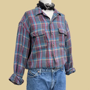 Vintage POLO Ralph Lauren Cotton Flannel Work Shirt ~ | Sparrows