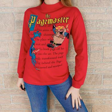 The Pagemaster 1994 Vintage Macaulay Culkin Movie Promo Shirt 