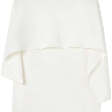 Jil Sander Women Cotton T-Shirt With All-In Cape