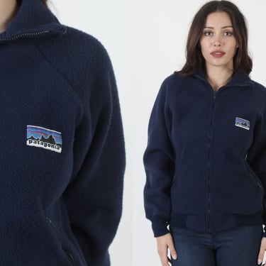 Patagonia Synchilla Fleece Jacket 90's Vintage Women Full Zip