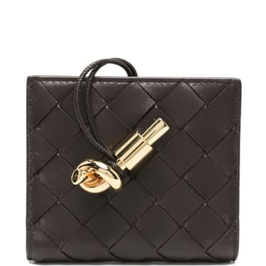 Bottega Veneta Women Andiamo Leather Card Case