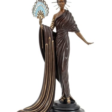 Erte "Aphrodite" Patinated Bronze Sculpture, 1986